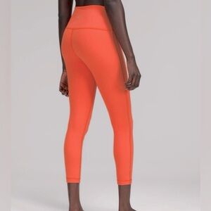 Lululemon Wunder Under High-Rise Leggings 25” | Full-On Luxtreme™ | Warm Coral